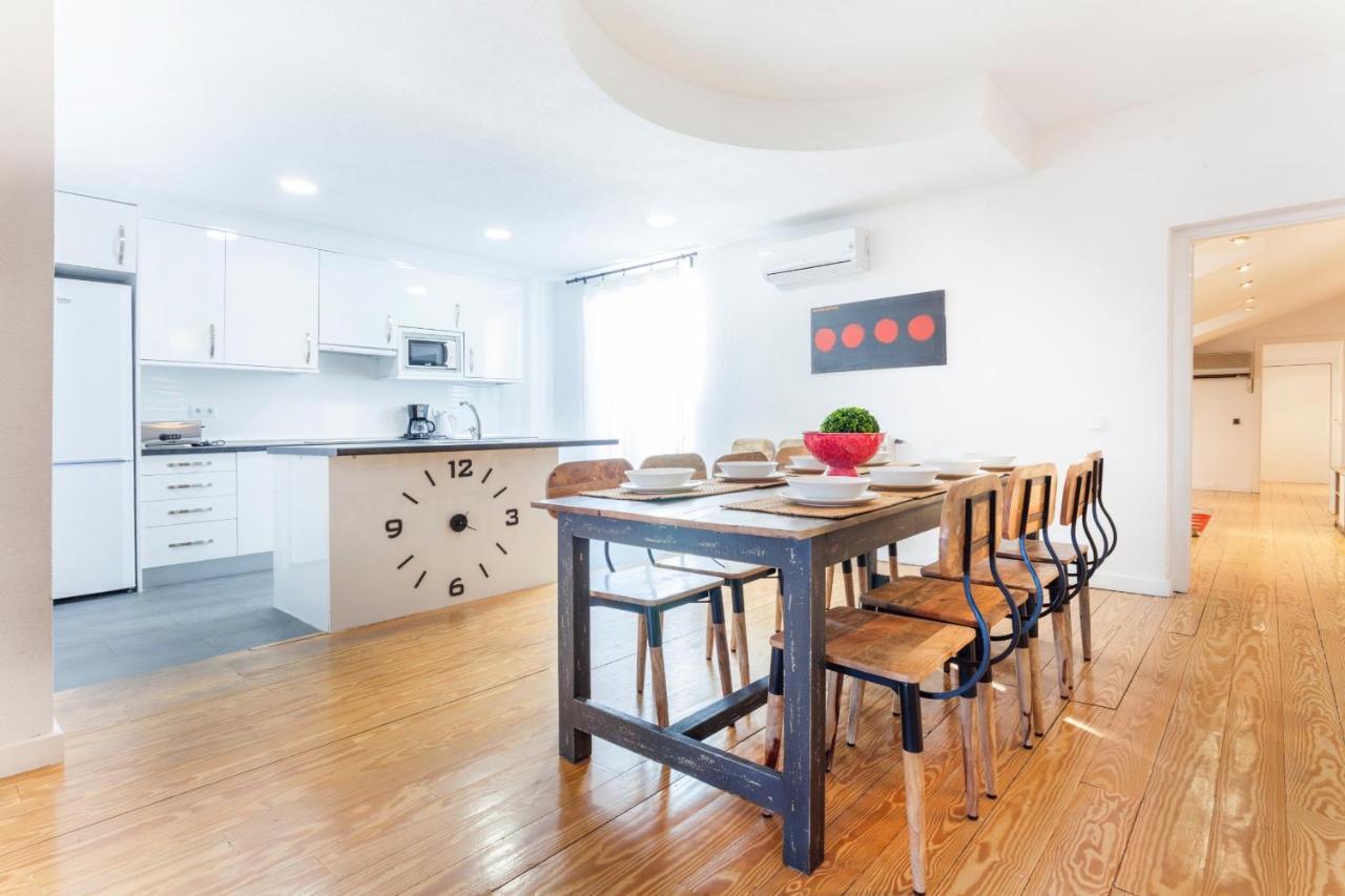 Apartamento Gran Via Terrace En Madrid Bagian luar foto